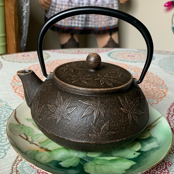 Japanese Tetsubin Cast Iron Teapot 20oz - Picture 2 of 12